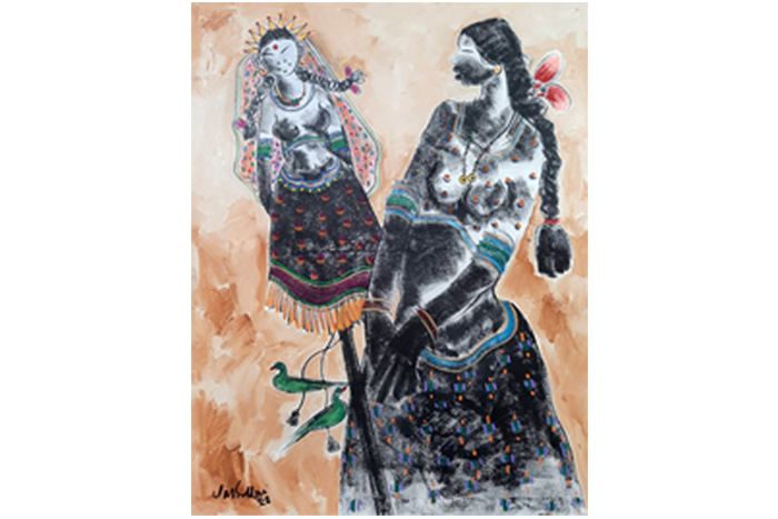 JMS016
Badami People - XIV
Mixed Media on Canvas
44 x 34 inches
2020
Available
